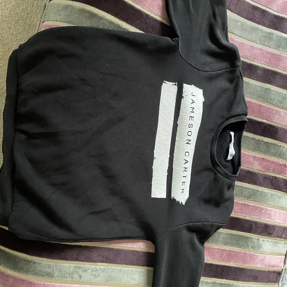 Jameson carter black king sleeved men’s jumper - Picture 2 of 4